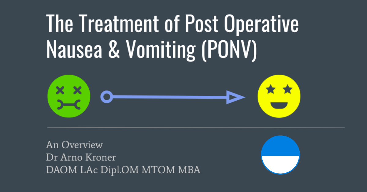 post operative nausea & vomiting